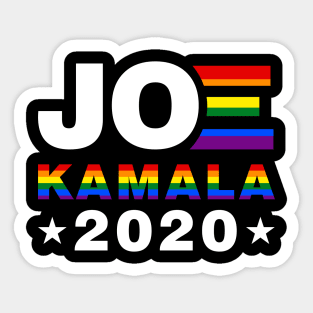 Joe Biden Kamala Harris 2020 Rainbow Gay Pride LGBT Sticker